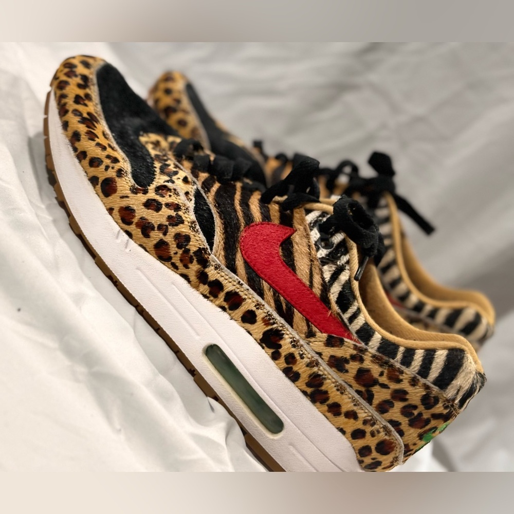 Nike Air Max 1 Atmos Animal Pack 2.0 All Black Box 2018